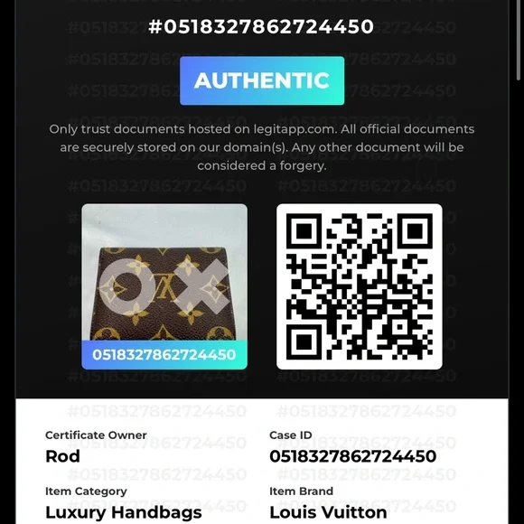 LOUIS VUITTON M62920 Enveloppe Cartes Visite Brown Monogram Made in Spain - Picture 3 of 13